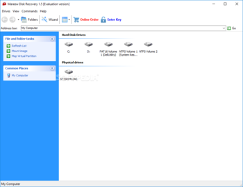 Mareew Disk Recovery screenshot