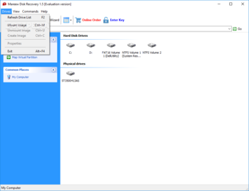 Mareew Disk Recovery screenshot 2