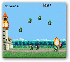 Mario and Luigi Fire Mini Game screenshot 2