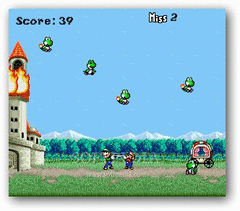 Mario and Luigi Fire Mini Game screenshot 3