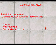 Mario: Evil Dimension screenshot