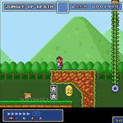 Mario in the jungle of death screenshot 2