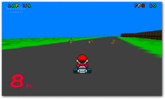 Mario Kart 64 SNES screenshot 2