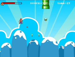 Mario Zero Gravity screenshot