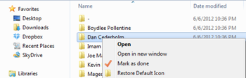 Mark as Done screenshot