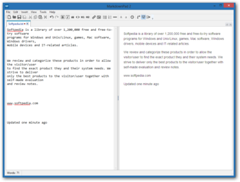 MarkdownPad screenshot