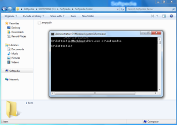 MarkEmptyDirs screenshot