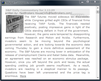 Market Comments Monitor screenshot 3
