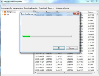 Market Data Downloader screenshot 2