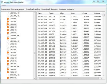 Market Data Downloader screenshot 3