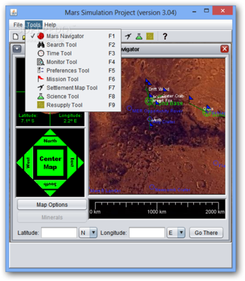 Mars Simulation Project screenshot 8