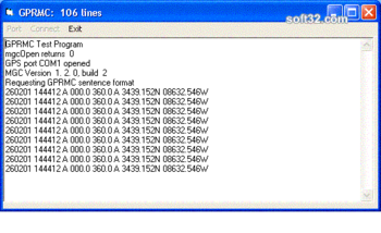 MarshallSoft GPS Component for eVC screenshot 2