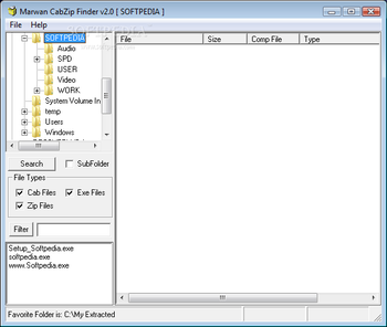 Marwan CabZip Finder screenshot