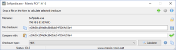 Marxio File Checksum Verifier screenshot