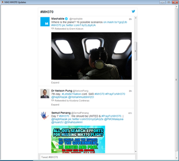 MAS MH370 Updates screenshot