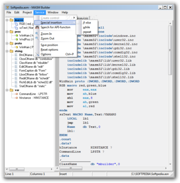 MASM Builder screenshot 5