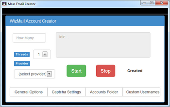 Mass Email Creator WizMail screenshot