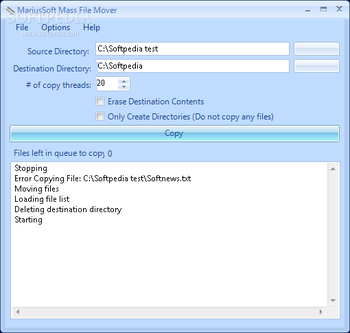 Mass File Mover screenshot