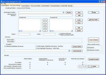 Mass Folder Manager Pro screenshot 2