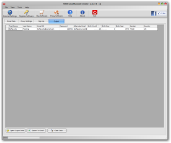 MASS Gmail Account Creator screenshot 3