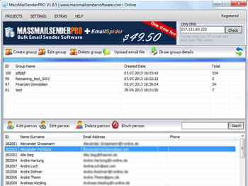 Mass Mail Sender PRO screenshot