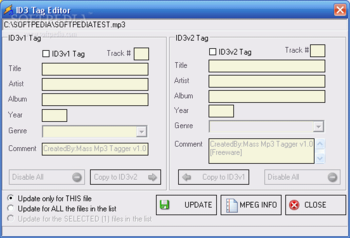 MASS MP3 TAGGER screenshot 3