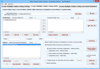 Mass Project Folder Creator screenshot 4