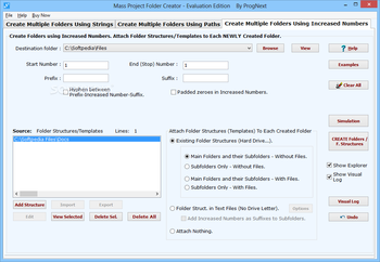 Mass Project Folder Creator screenshot 7