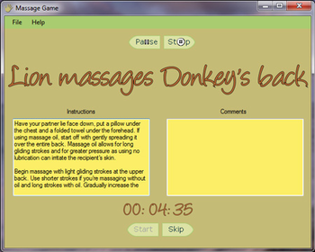 Massage Game screenshot