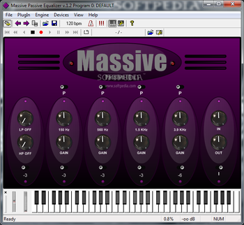 Massive Passive EQ screenshot