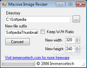 Massive/Buck Image Resizer screenshot