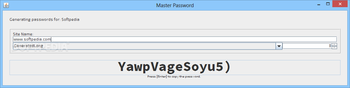 Master Password screenshot 2