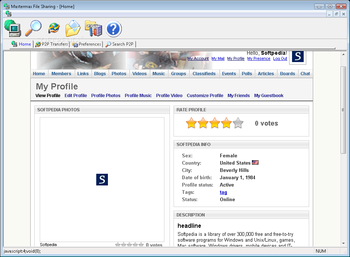 Mastermax File Sharing screenshot