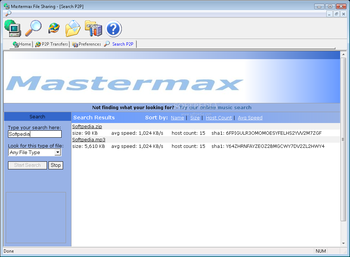 Mastermax File Sharing screenshot 2