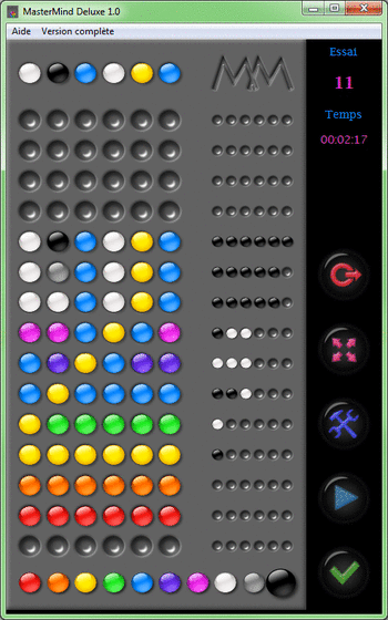 Mastermind Deluxe screenshot
