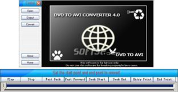 MasterSoft DVD to AVI Converter screenshot 3