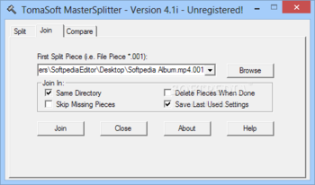 MasterSplitter screenshot 3