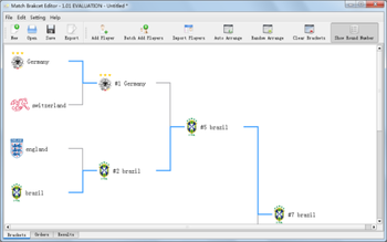 Match Bracket Editor screenshot