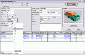 Matchbox Manager screenshot