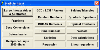 Math Assistant screenshot