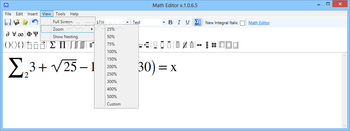 Math Editor screenshot 4