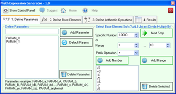Math Expression Generator screenshot