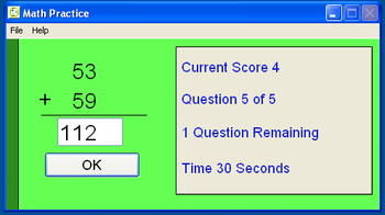 Math Flash screenshot 2