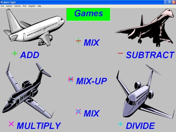 Math Flight screenshot