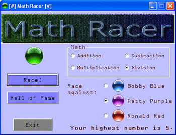 Math Racer screenshot