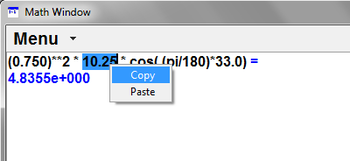 Math Window screenshot 4