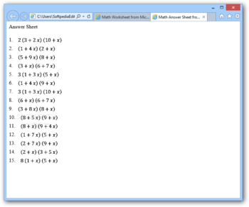 Math Worksheet Generator screenshot 3