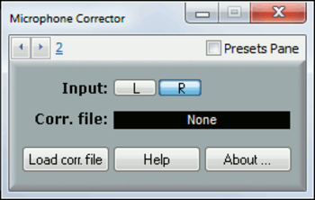 MathAudio Microphone EQ VST screenshot