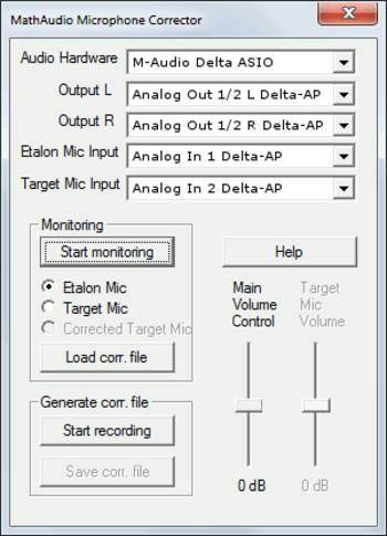 MathAudio Microphone EQ VST screenshot 2