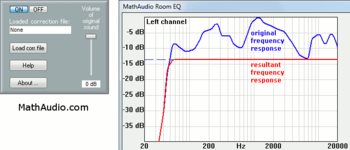 MathAudio Room EQ VST screenshot